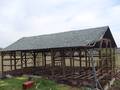 Shafer Barn Exterior with Siding Removed